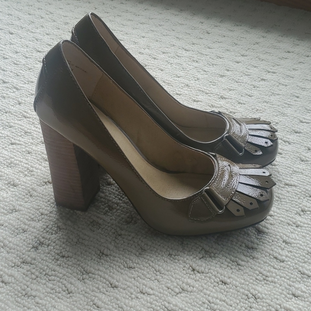 Levity Patent Leather Block Heel